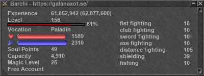 Signature for player Barchi