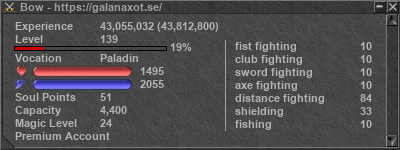 Signature for player Bow