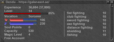 Signature for player Dendu