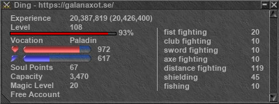 Signature for player Ding