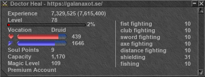 Signature for player Doctor Heal