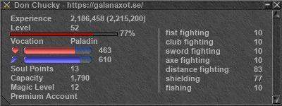 Signature for player Don Chucky