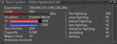 Signature for player Don Luciano