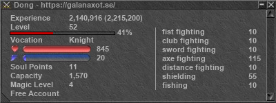 Signature for player Dong