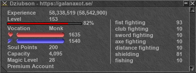 Signature for player Dziubson