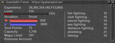 Signature for player Gandalfs Farsa