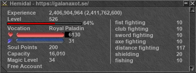 Signature for player Hemidal