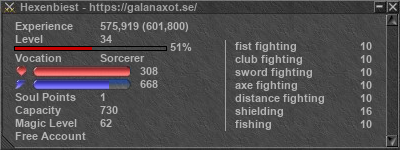 Signature for player Hexenbiest