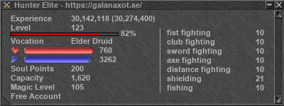 Signature for player Hunter Elite
