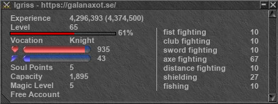 Signature for player Igriss