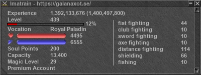 Signature for player Imatrain