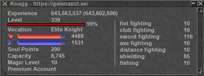 Signature for player Knagg