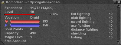 Signature for player Komodashi