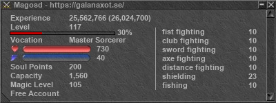 Signature for player Magosd