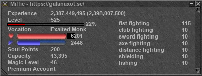 Signature for player Miffic