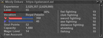 Signature for player Mlody Dekarz