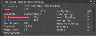 Signature for player Monkuin