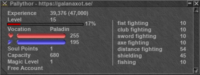 Signature for player Pallythor