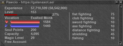 Signature for player Pawcio