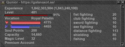 Signature for player Qunior