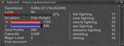 Signature for player Sakumil