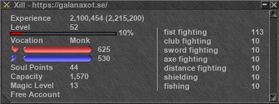 Signature for player Xill