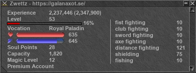 Signature for player Zwettz